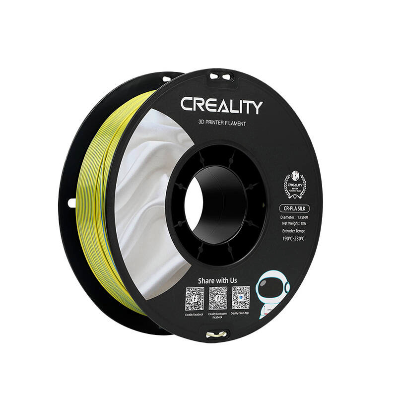 Creality 3D-printeri niit CR-Silk PLA Filament (kollane-sinine)