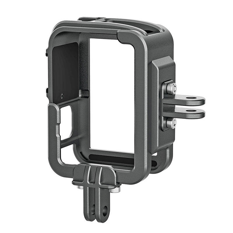 Telesin Aluminum cage for GoPro Hero 12/11/10/9 +vertical adapter