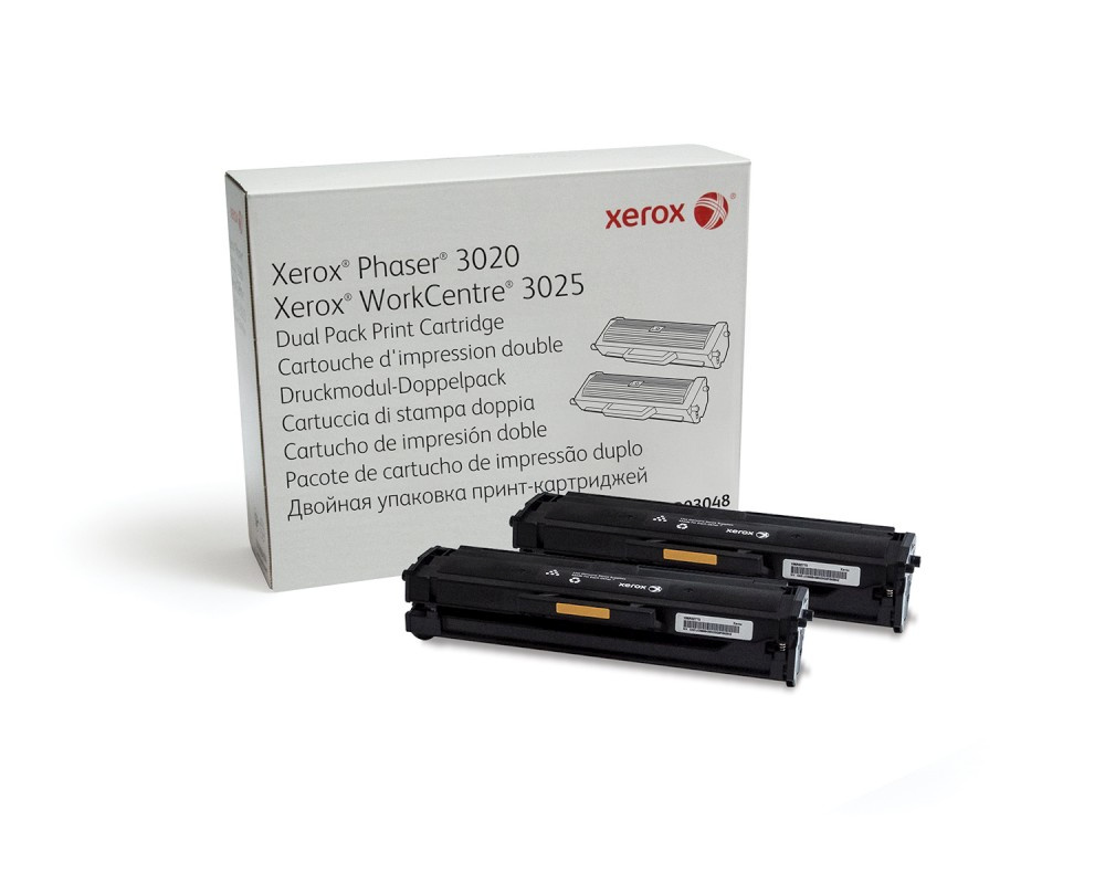 Xerox tooner Cartridge DMO 3020 3025 Black, must (106R03048) (2 x 1,5k)