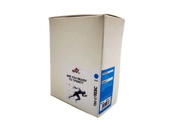 TB Print tindikassett for Epson ET L3110 TBE-ET103C Cyan 100% new