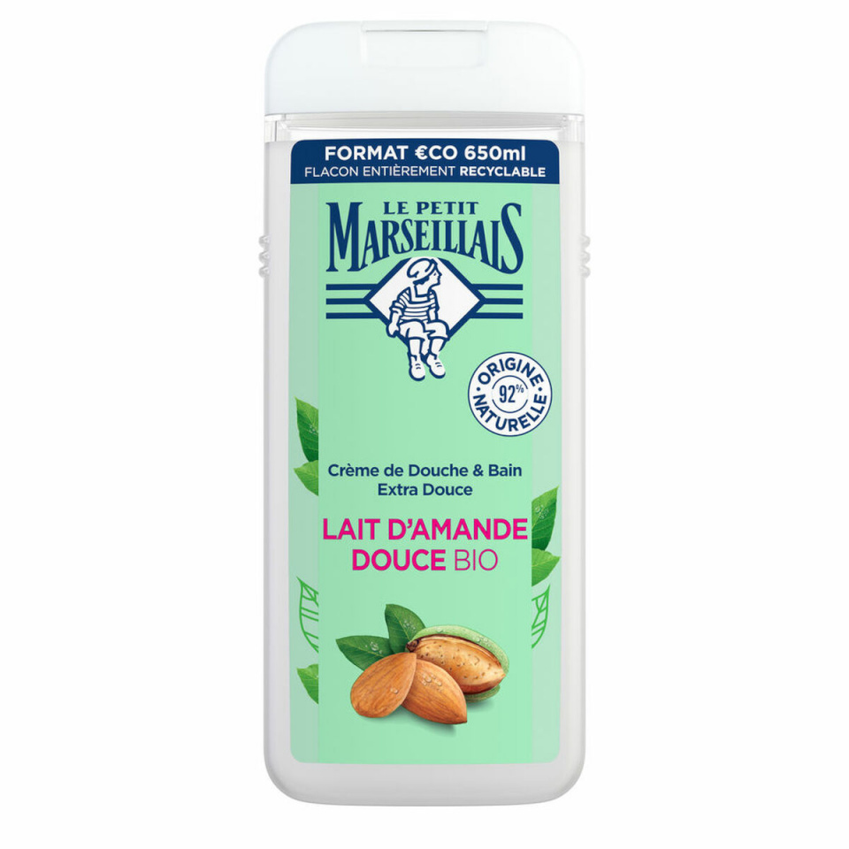 Le Petit Marseillais dušigeel almendras dulces 650ml