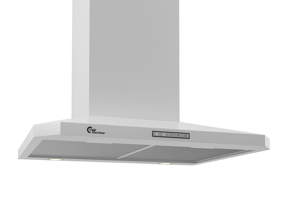 Thermex seinale kinnitatav õhupuhasti Decor 787, ventilatsiooni juhtimine/võimendus, 60 cm, valge