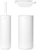 Brabantia WC tarvikute komplekt Mindset, 3-osaline Mineral Fresh White, valge