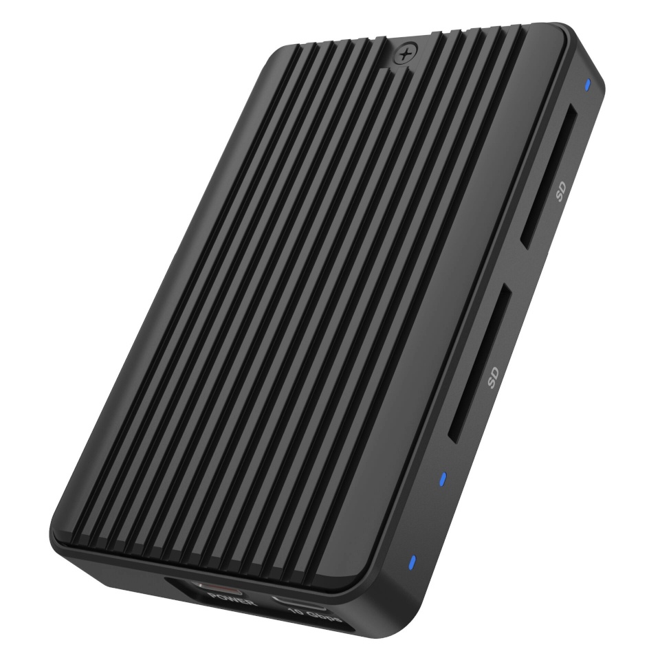 Icy Box kettaboks IB-CR602M-C31 M.2 SSD Gehäuse mit Cardreader