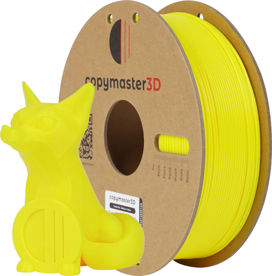 Copymaster3D Turbo PLA 3D printer niit, 1,75 mm, kollane