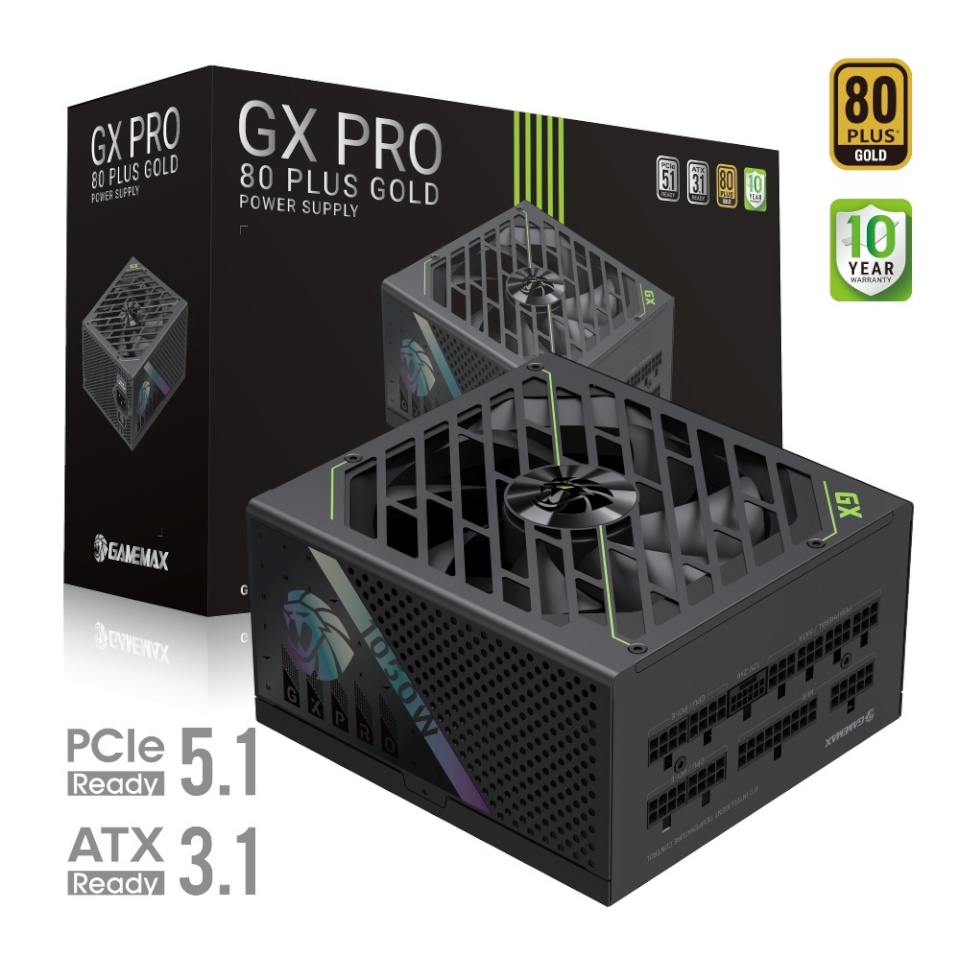 Gamemax toiteplokk Gamemax Power Supply, 80 PLUS, kuldne | GX PRO 1050G | 1050 W