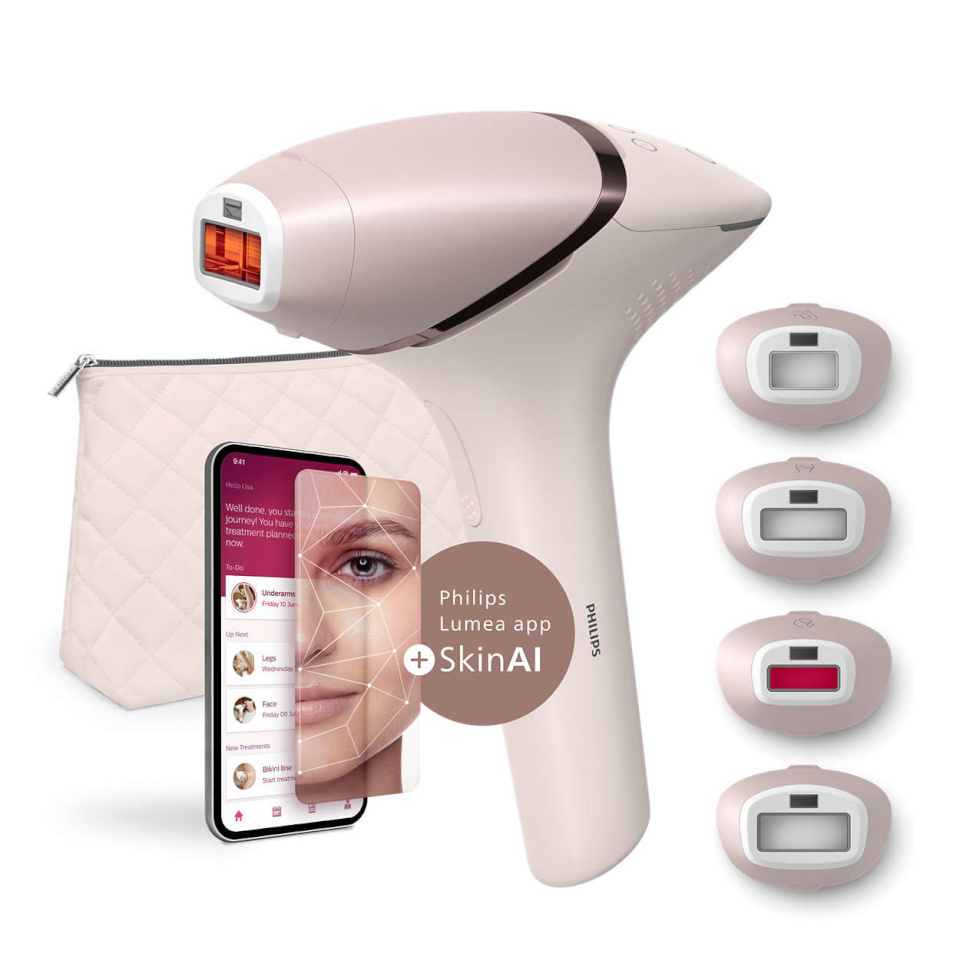 Philips epilaator BRI976/00 Lumea IPL 9900 Series Light Hair Remover, roosa