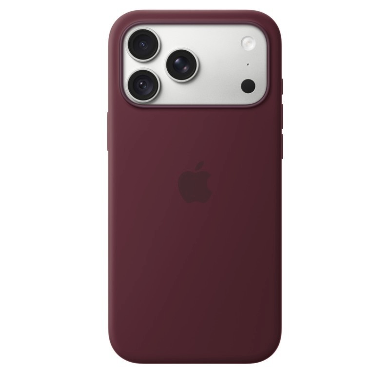 Apple kaitsekest iPhone 18 Pro Max Silicone with MagSafe Burgundy