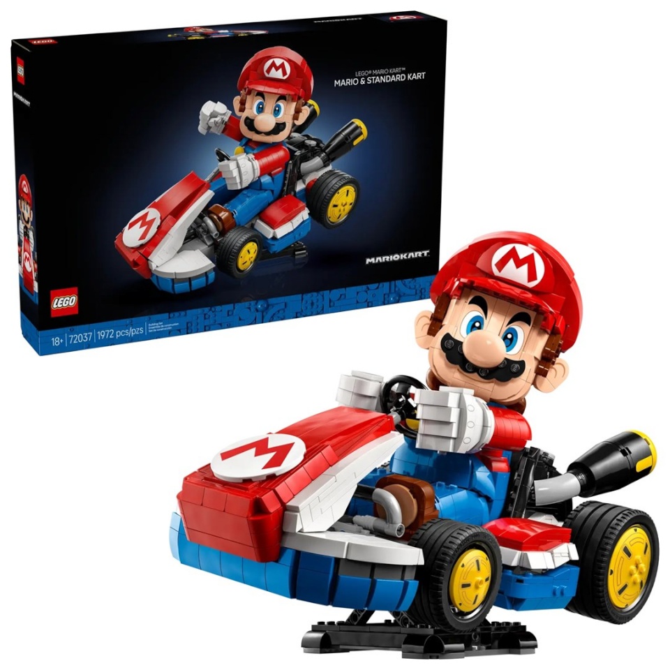 Lego klotsid SUPER MARIO 72037 Mario Kart - Mario and Standard Kart