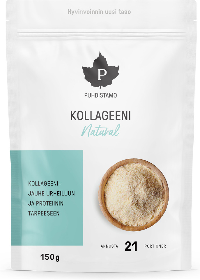 Puhdistamo spordijoogipulber Collagen Natural, 300g