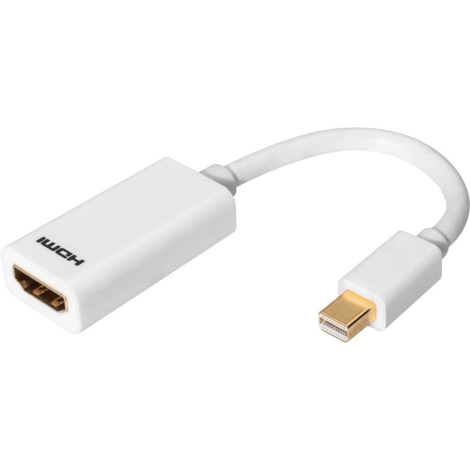 DIGITUS Mini DisplayPort - HDMI Adapter / Converter 15cm valge