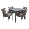 H4Y aiamööblikomplekt CARVES laud ja 4 tooli 21180