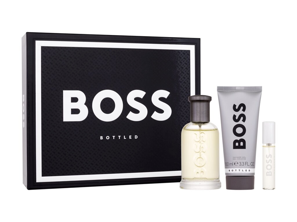 Hugo Boss komplekt Boss Bottled EDT 100ml + Shower Gel 100ml + EDT 10ml, meestele