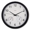 Hama seinakell Malta Wall Clock, 25cm, must
