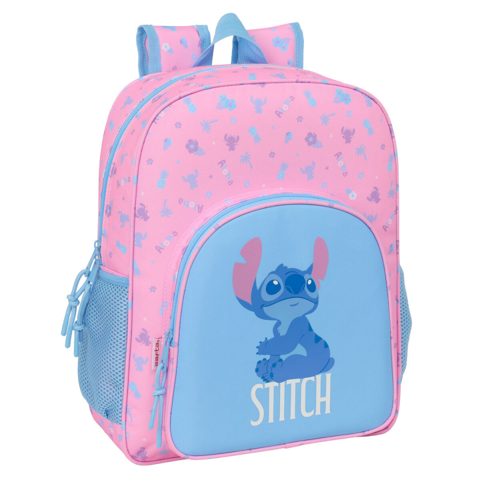 Lilo & Stitch seljakott Bright roosa 32x38x12cm