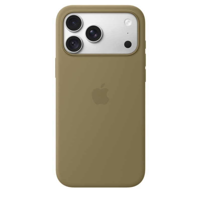 Apple kaitsekest iPhone 18 Pro Max Silicone with MagSafe Olive