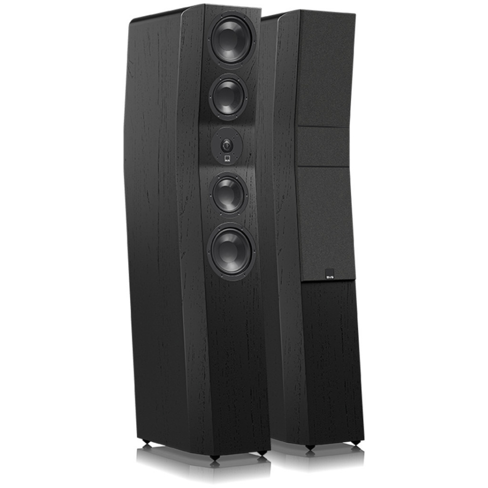 SVS põrandaplaadid Ultra Evolution Tower 2tk, must tuhk