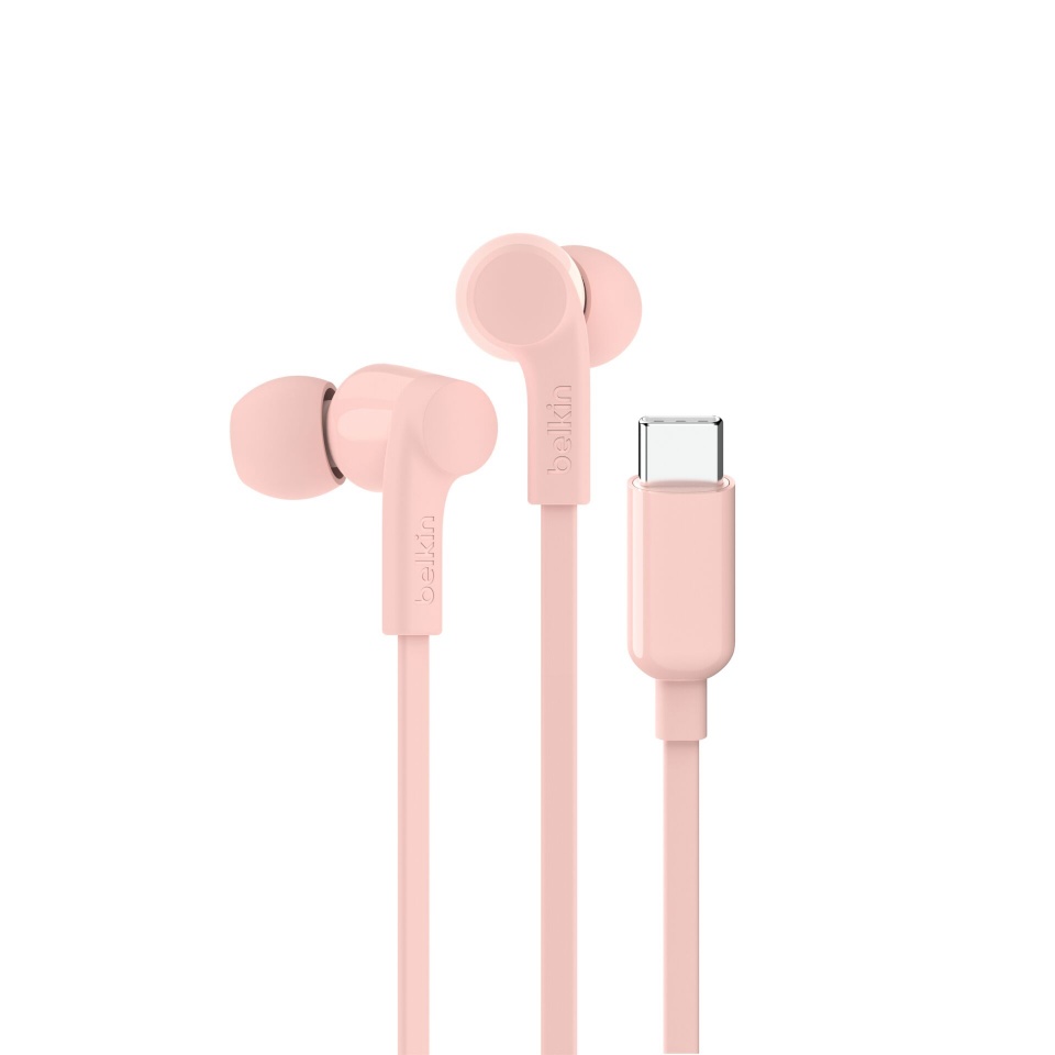Belkin kõrvaklapid Rockstar InEar Headphones cabel, USB-C, roosa G3H0002hqPKV2