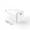 Fixed Mini GaN power adapter with USB-C output and PD support, 65W