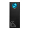 Baseus akupank PowerBank Amblight 30000mAh, 4xUSB, USB-C, 65W, must