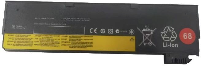 CoreParts sülearvuti aku Lenovo 68 22,2 Wh 3 Cell Li-ion 10,8 V 2060 mAh aku