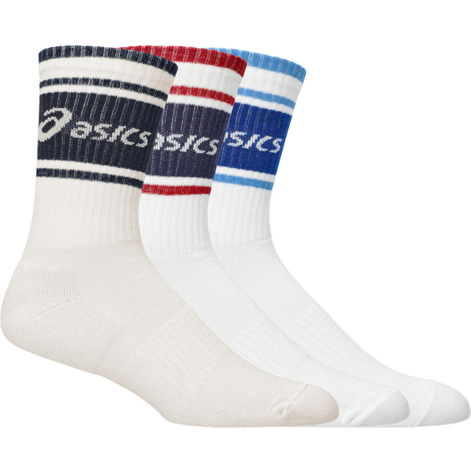 Asics sokid 3 PACK LOGO CREW Sock (värvivalik) - suurus 43/46