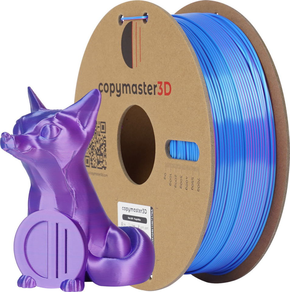 Copymaster3D Duo-Silk 3D printeri niit, 1,75 mm, lilla/sinine