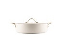 Heirol praepann kaanega Royal Pearl Frying Pan with Lid, 28cm, 4,1L, valge