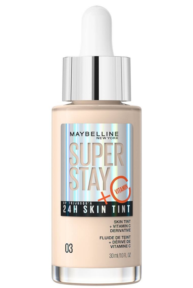 Maybelline jumestuskreem Superstay 24H Skin Tint + Vitamin C 30ml, 03, naistele
