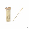 Algon Grillimisvarraste Komplekt Bambus 100 Tükid, osad 24cm 12 Ühikut