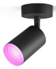 Philips Hue White and Color Ambiance Fugato nutikas potivalgusti, must, 1 x 4,2 W, GU10