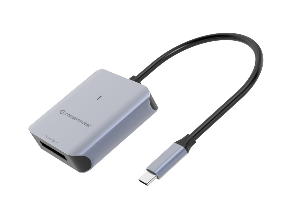 Conceptronic mälukaardilugeja Card Reader USB 3.2 Gen2 Typ-B CFEXPRESS 2.0 sw