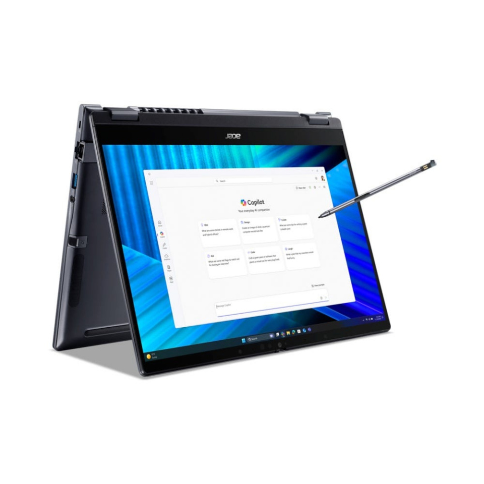 Acer sülearvuti TravelMate P4 Spin 14" U5-225U 16GB RAM, 512GB SSD, WUXGA , Win 11 Pro