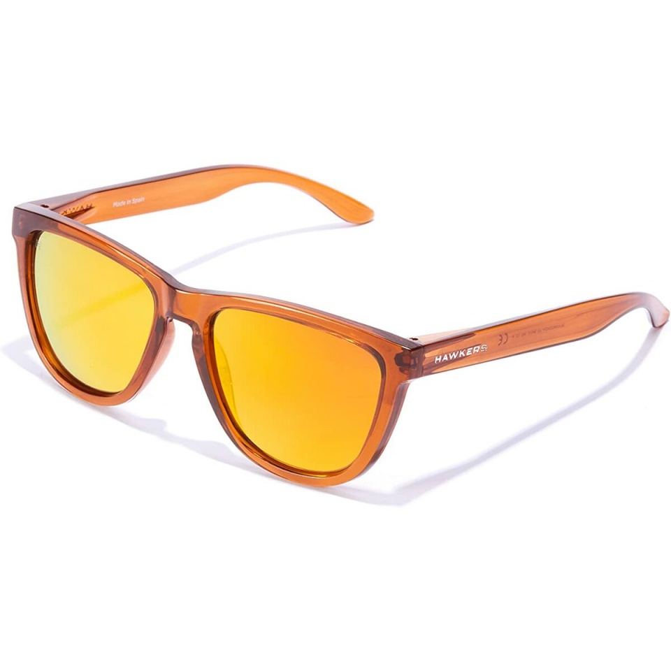 Hawkers unisex päikeseprillid One Raw Polariseeritud Ø 55,7mm roosa läbipaistev