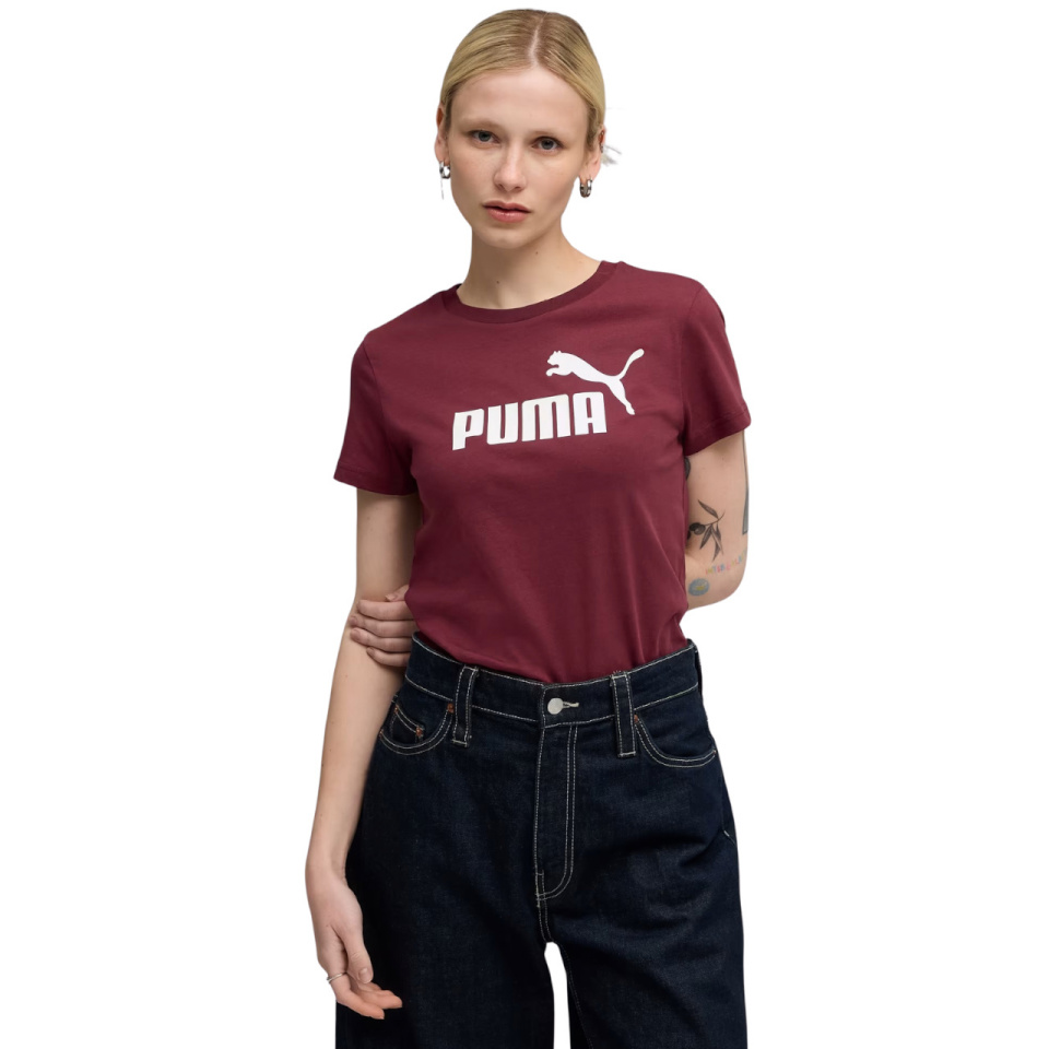 Puma T-särk naistele Ess No.1 Logo Tee (suurus S) Burgundowa 682371 96 suurus M