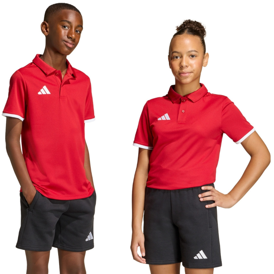 Adidas Teamwear T-särk lastele Entrada 26 Polo punane JZ6626 suurus 116cm