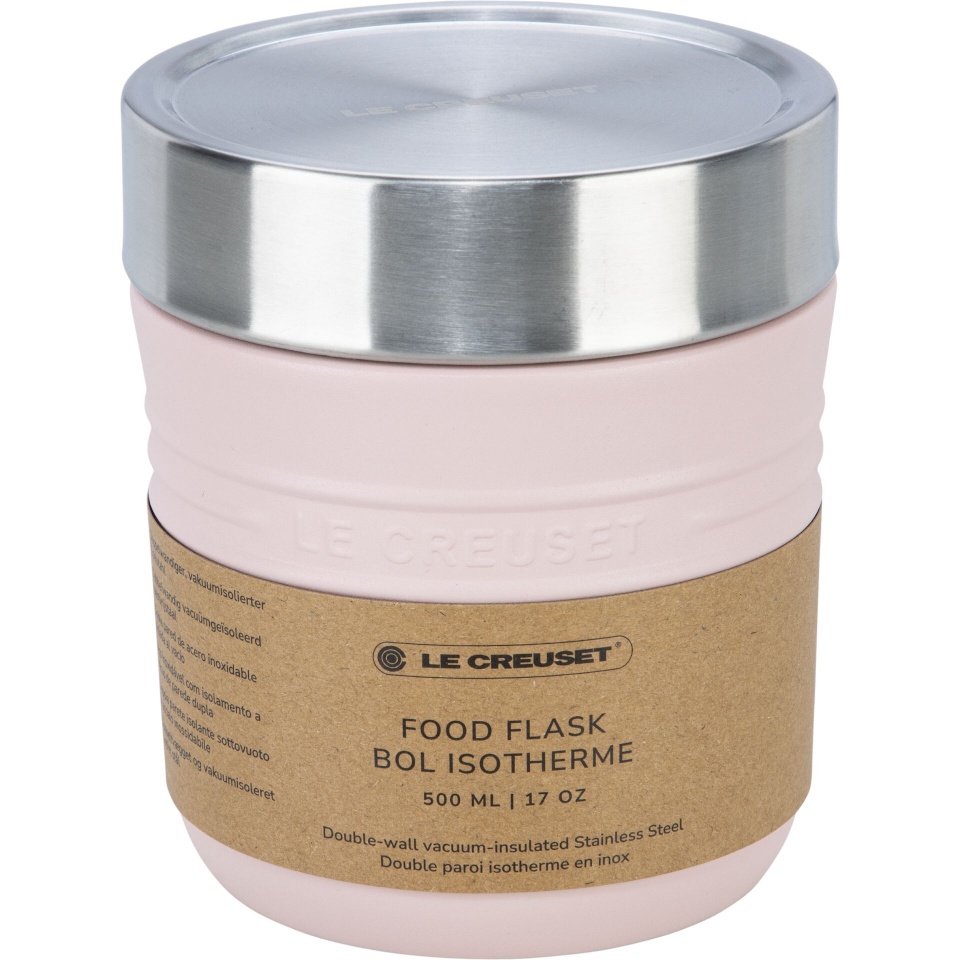 Le Creuset toidukarp On The Go Thermal Container, Shell Pink, 500ml