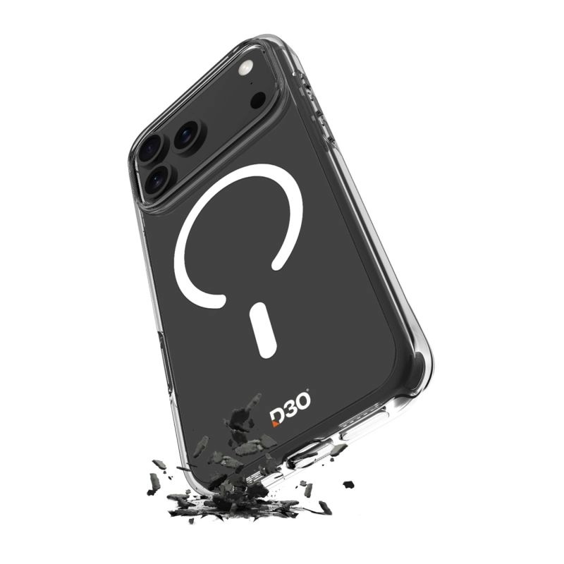 Puro Impact Clear Case Case Compatible with MagSafe for iPhone 17 Pro Max - Transparent iPhone 17 Pro Max