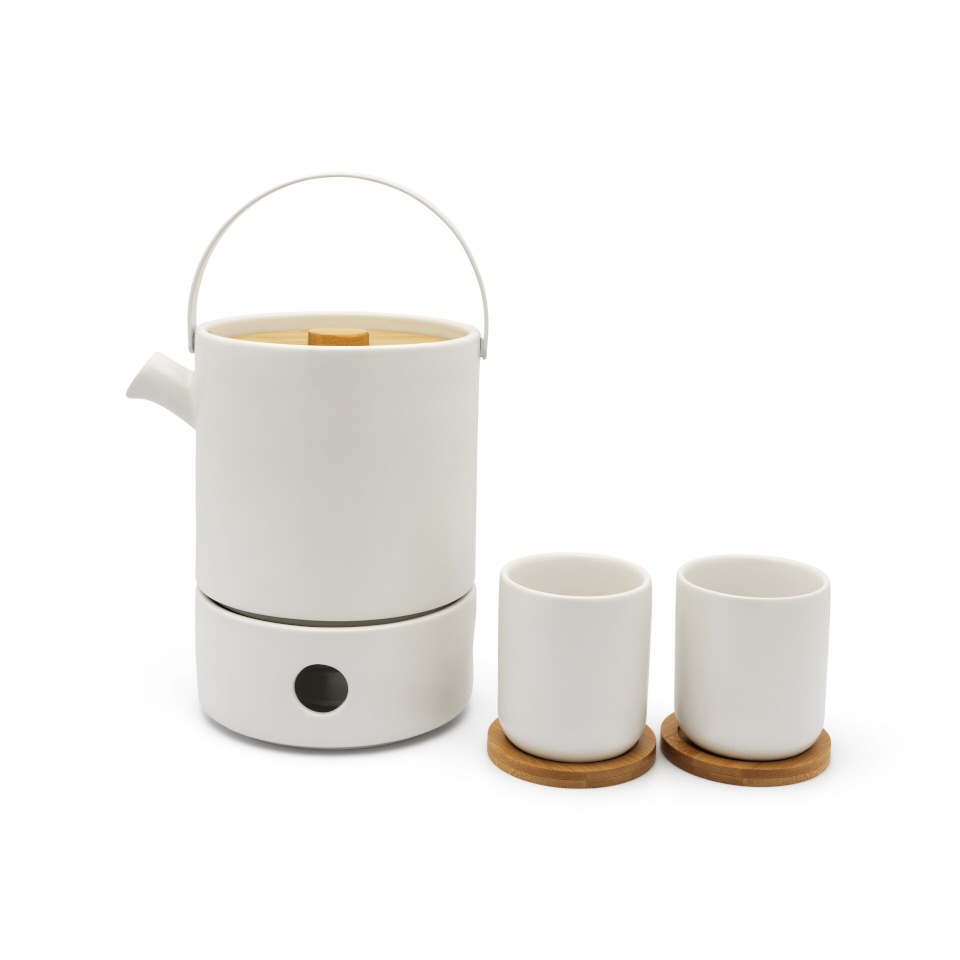 Bredemeijer teekomplekt 142010 Tea Set Umea 1,2L with Warmer, valge