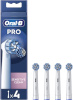 Braun lisaharjad EB60-4 Oral-B Sensitive Clean Pro Electric Toothbrush Attachments, 4tk, valge