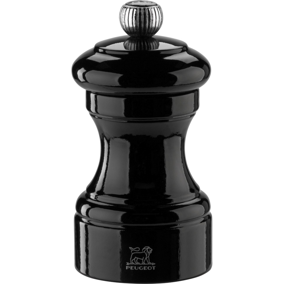 Peugeot pipraveski Bistro Pepper Mill, Lacquered Wood, 10cm, must 