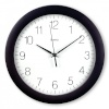 Hama seinakell Tenerife DCF Radio Wall Clock, 30cm, must