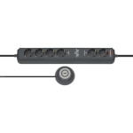 Brennenstuhl pikendusjuhe ECO-Line Extension Socket Comfort Switch Plus 6-way