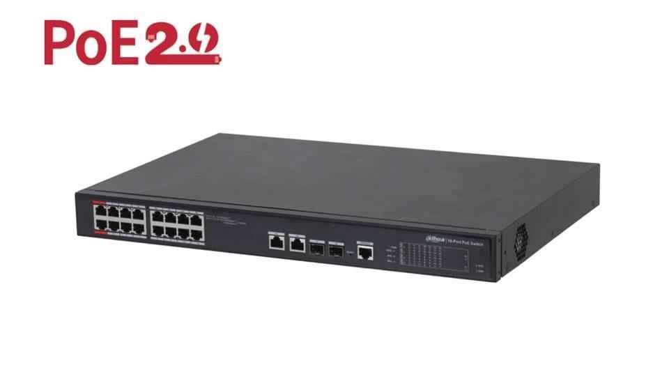Dahua switch Technology PoE PFS4218-16ET-240 Unmanaged Gigabit Ethernet (10/100/1000) Power over Ethernet (PoE)