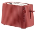 Alessi röster MDL08R Plisse Alessi Toaster, punane