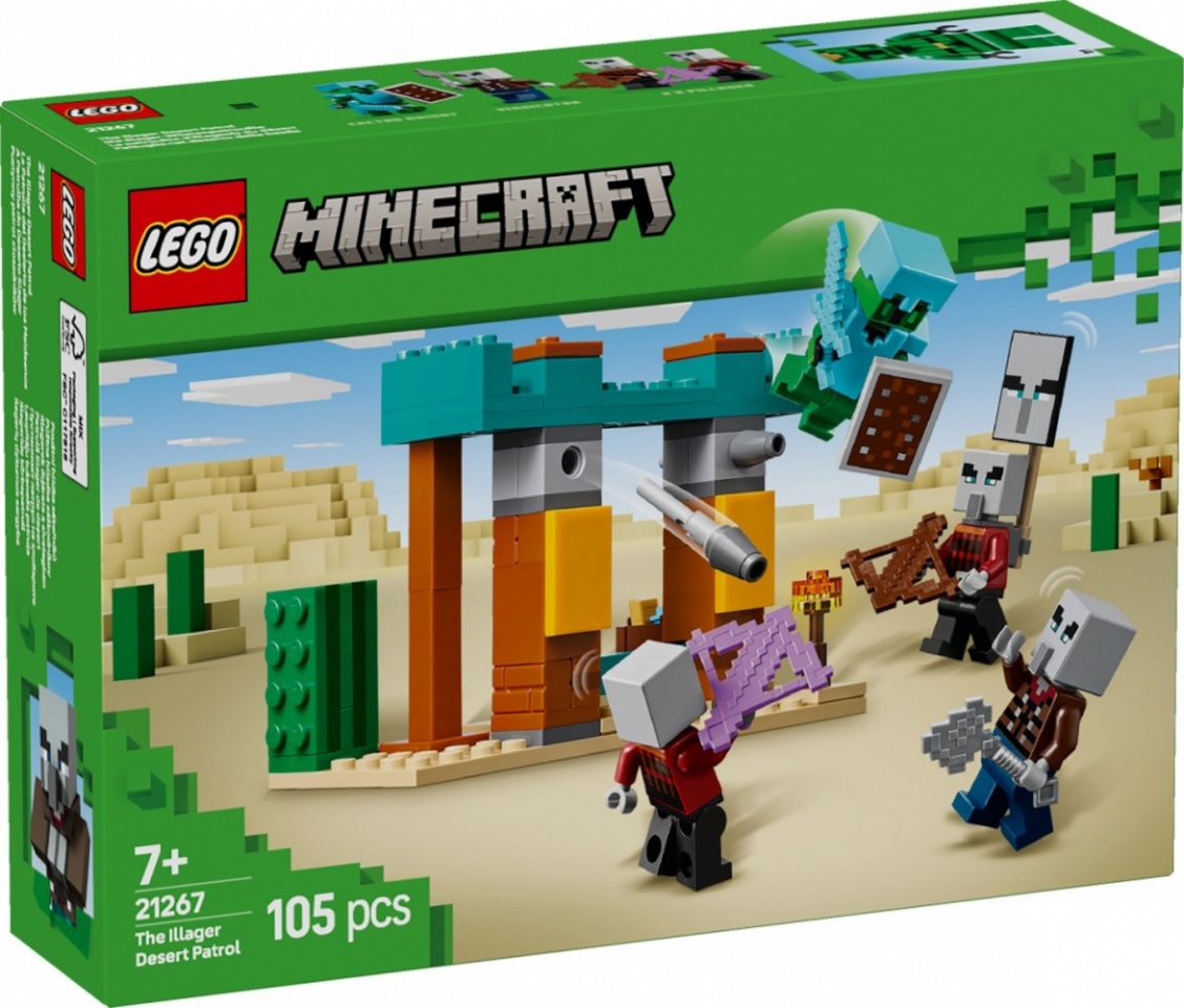 LEGO klotsid 21267 Minecraft Die Illager-Wüstenpatrouille