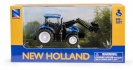 Daffi M-403 mänguauto Traktor with shovel Mini New Holland T6