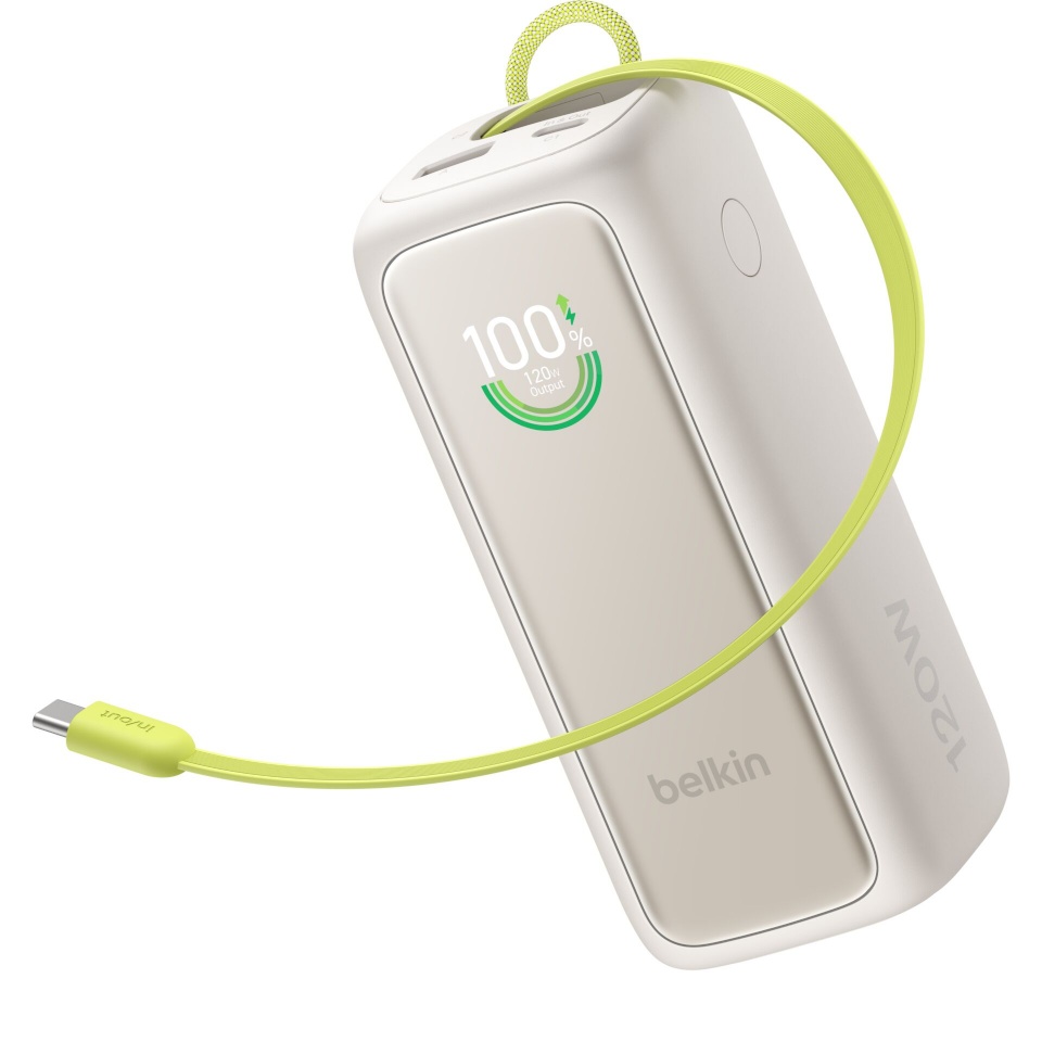 Belkin akupank PB Display PD120W sand 22000mAh einz.Kabel BPB042hqSA