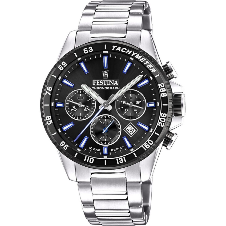 Festina meeste kell F20560/5 must Hõbedane