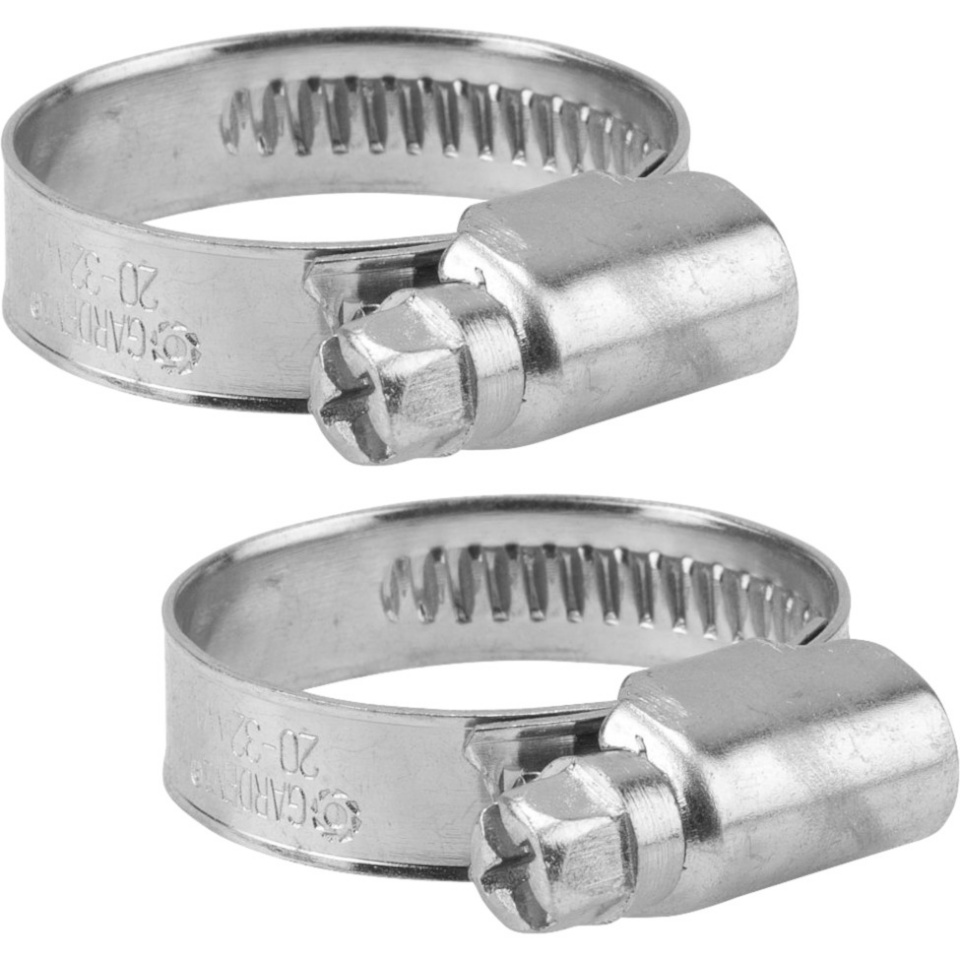Gardena voolikuklambrid 07192-20 Hose Clamps 20 to 32mm (3/4”), hõbedane